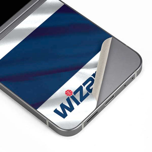 NBA Washington Wizards Home Jersey Galaxy Z Flip6 Skin